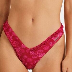 Blackbough Vibrant Pink Floral Bikini Bottom